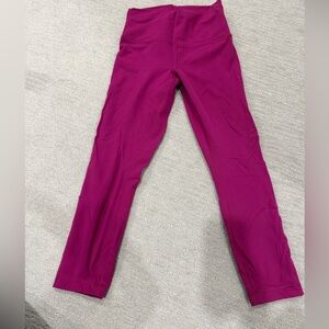 Lululemon Womens Wunder Train HR Crop 23" MGPR 6